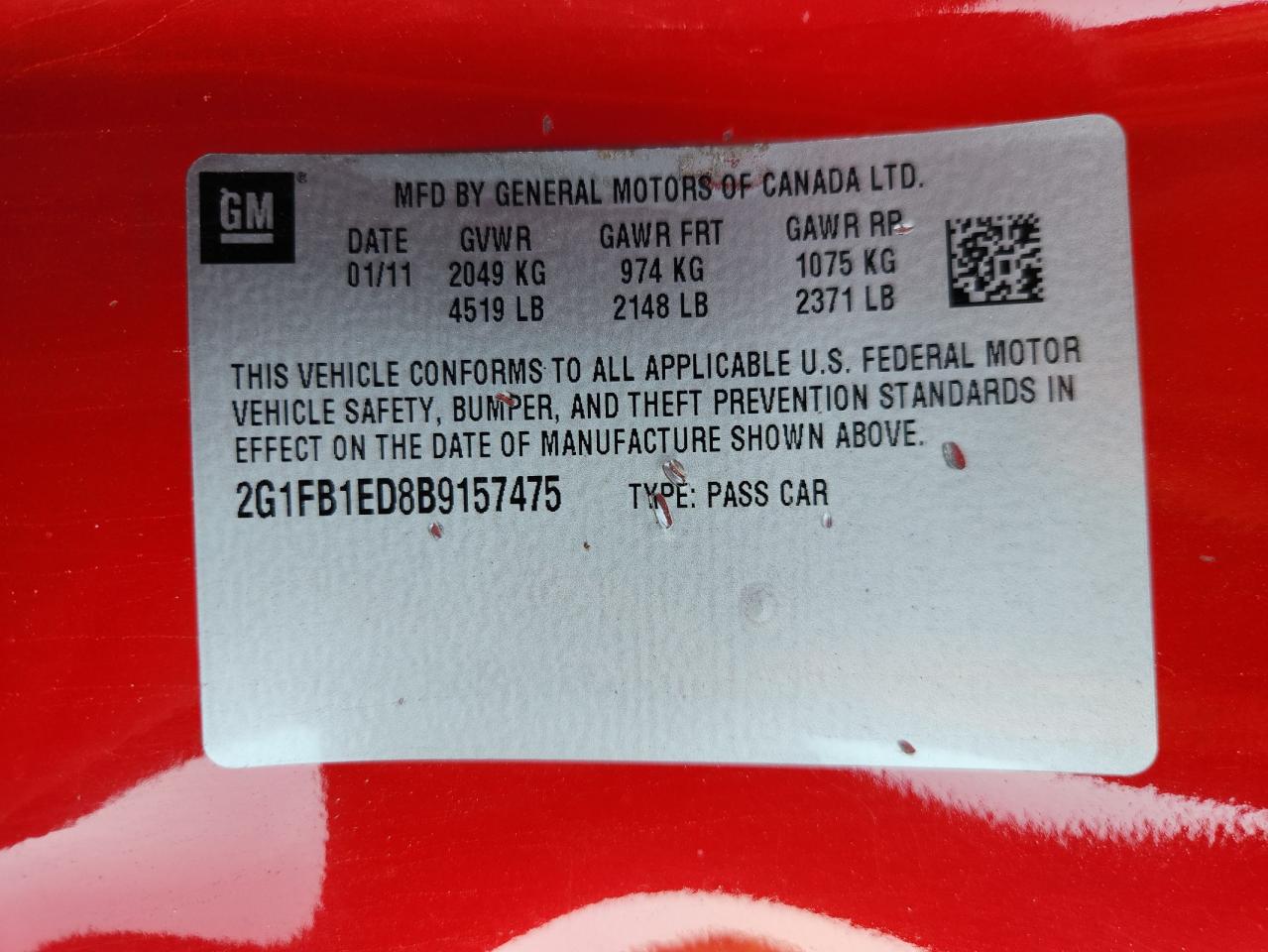 Chevrolet Camaro Lt Image 9