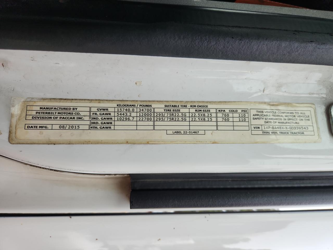 Peterbilt 579 Image 2