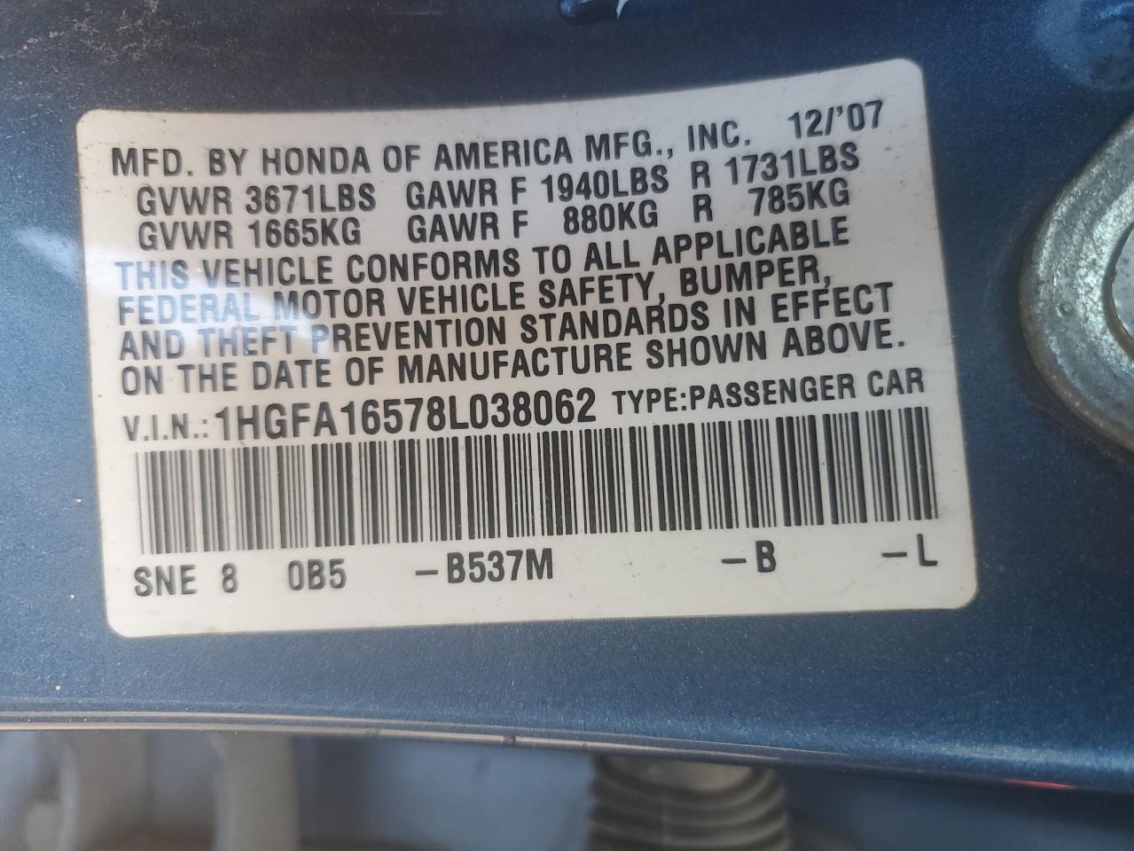 Honda Civic Lx Image 12