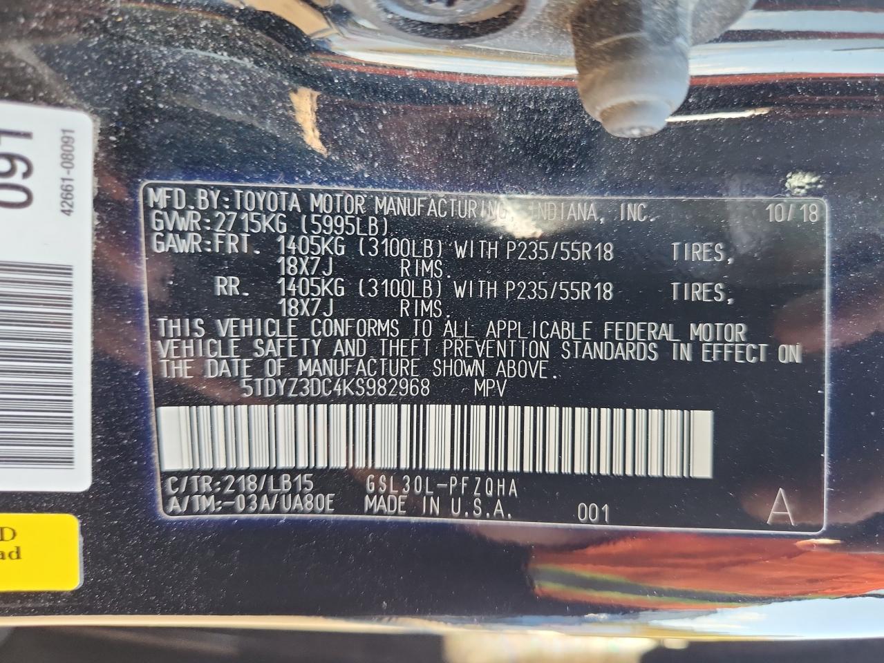 Toyota Sienna Xle Image 13