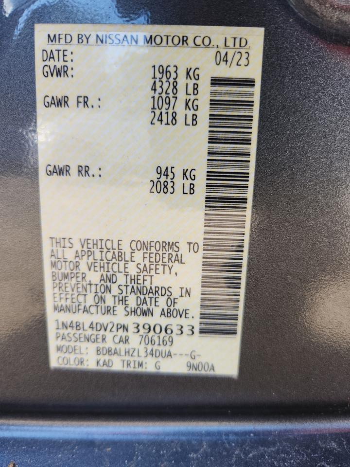 Nissan Altima Sv Image 9