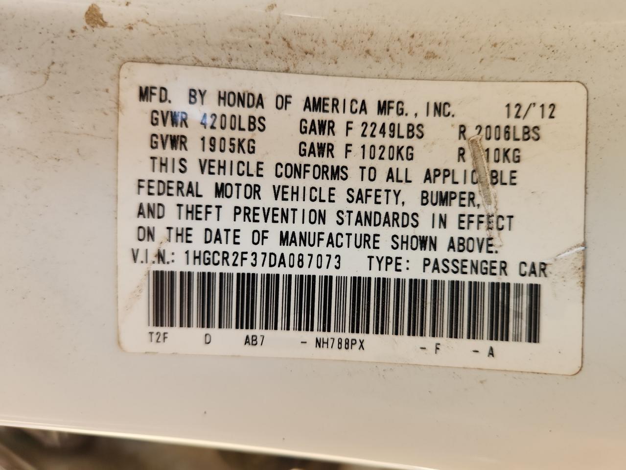 Honda Accord Lx Image 5