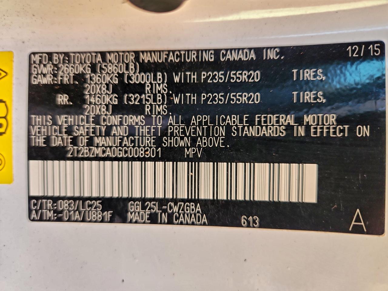 Lexus RX 350 Base Image 13