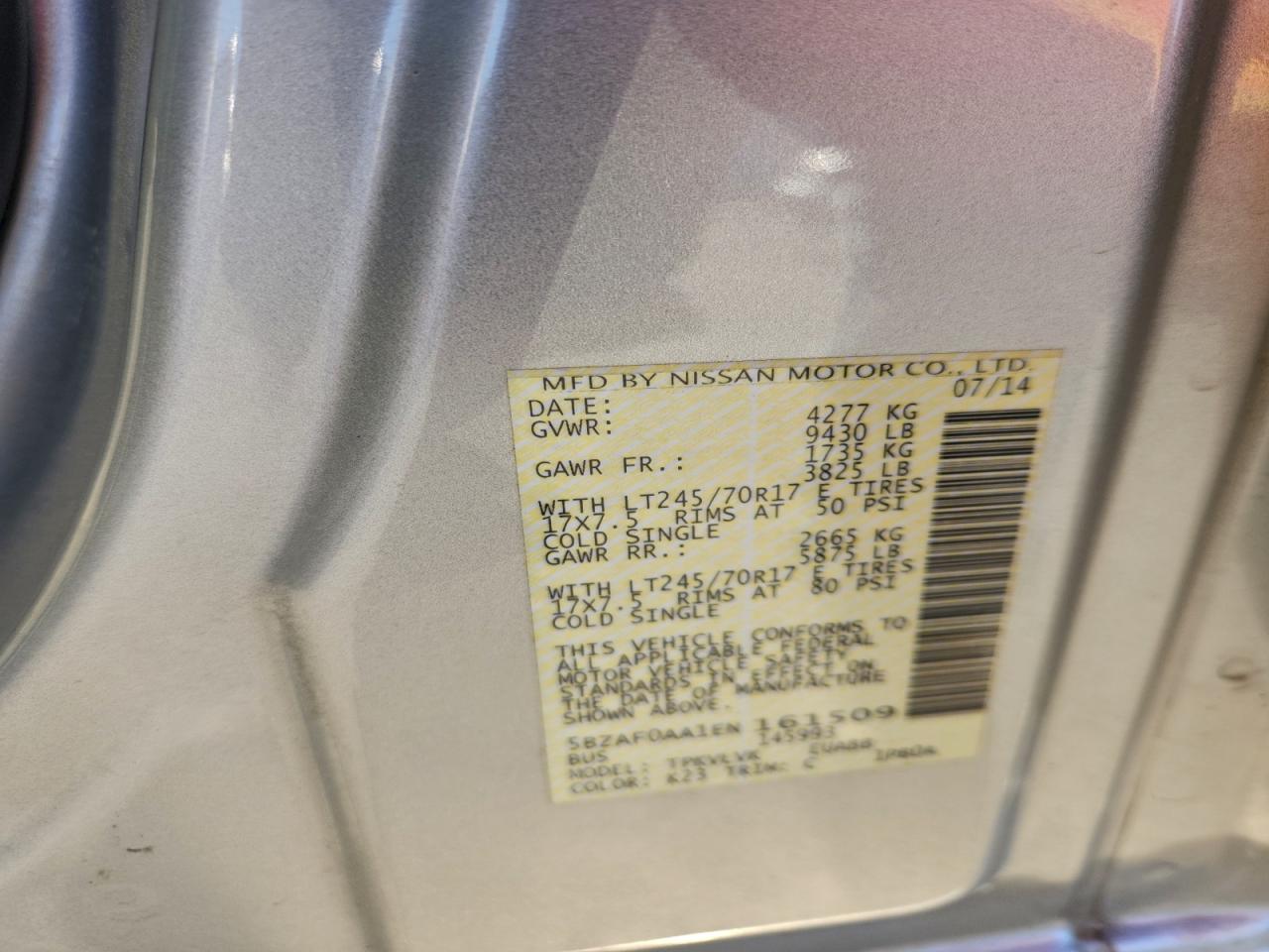 Nissan Nv 3500 S Image 9