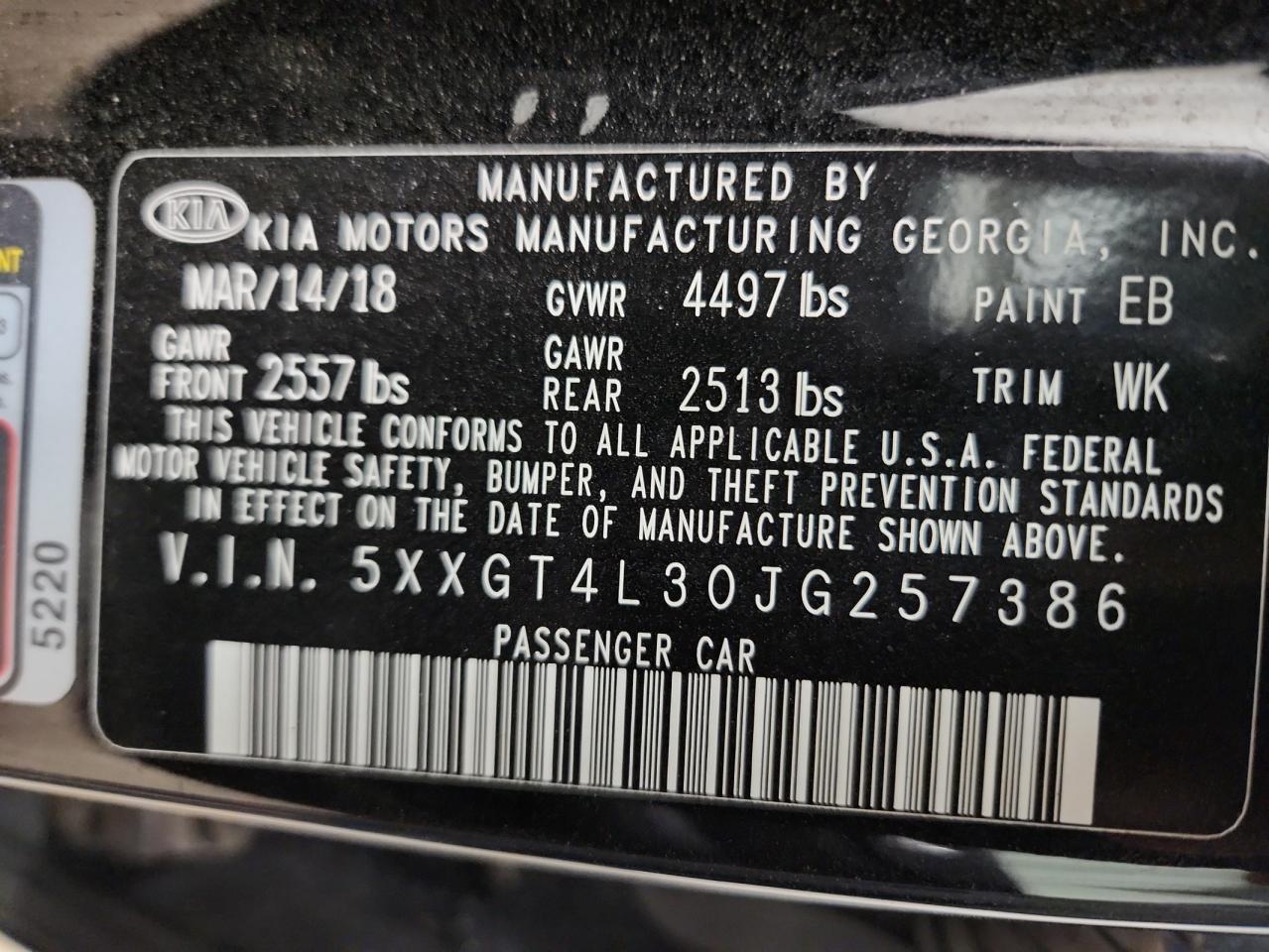 Kia Optima Lx Image 11