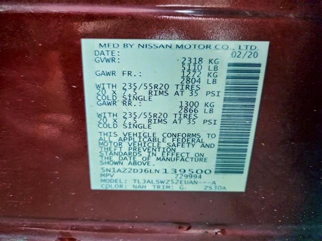 Nissan Murano Platinum Image 14