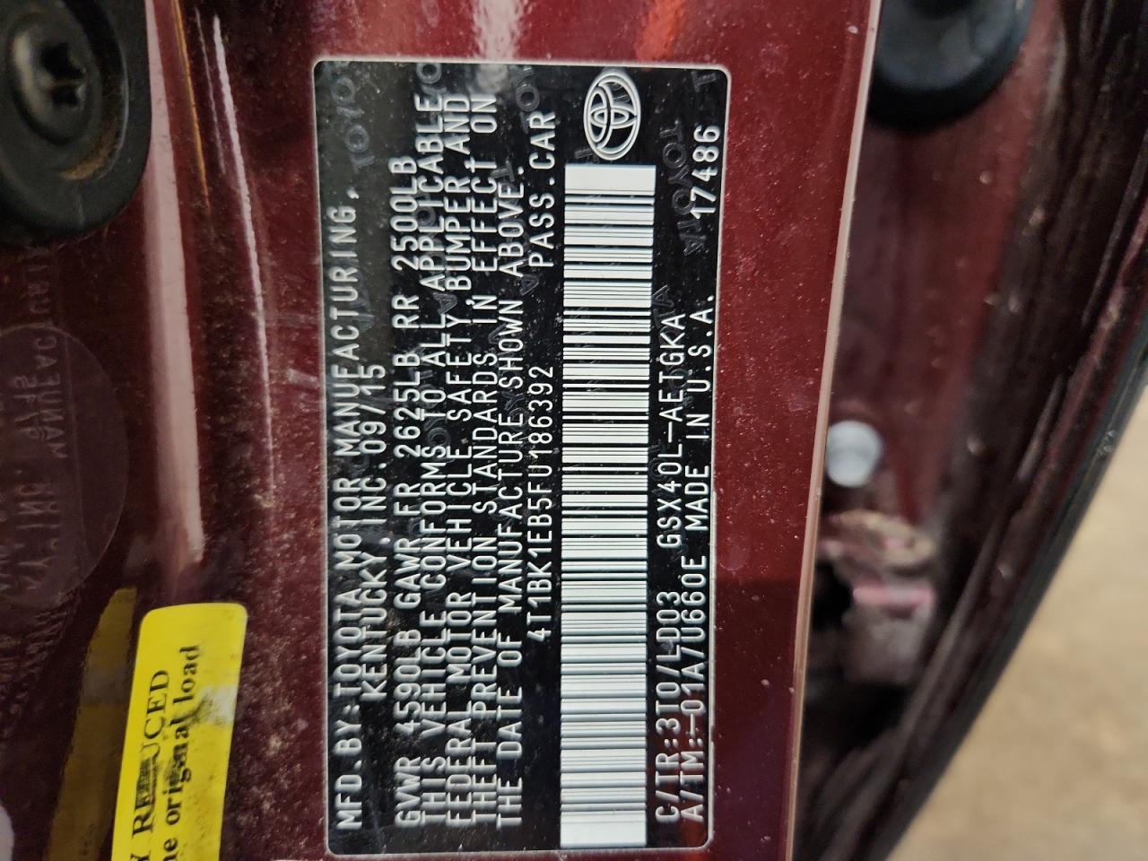 Toyota Avalon Xle Image 6