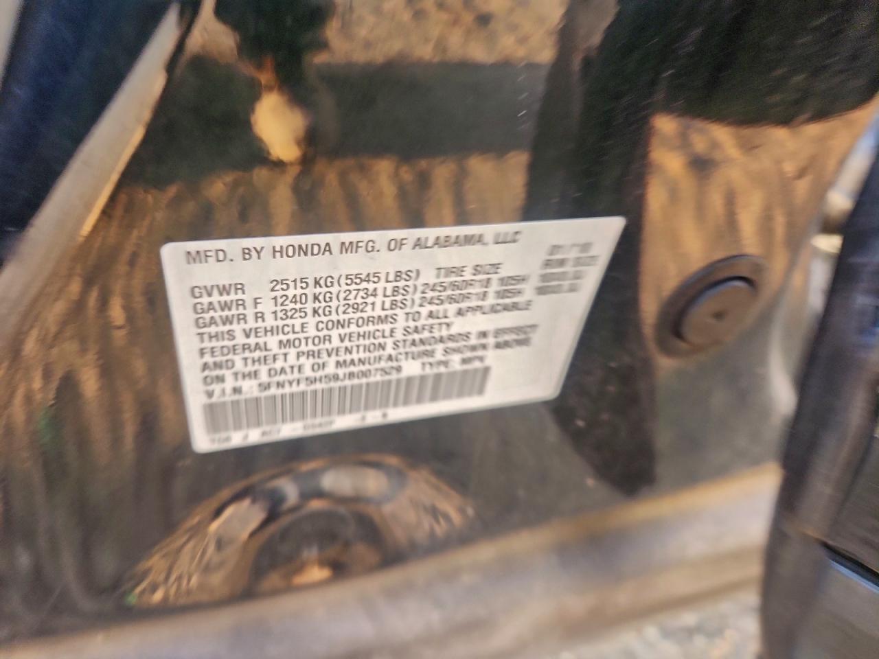 Honda Pilot Exl Image 6