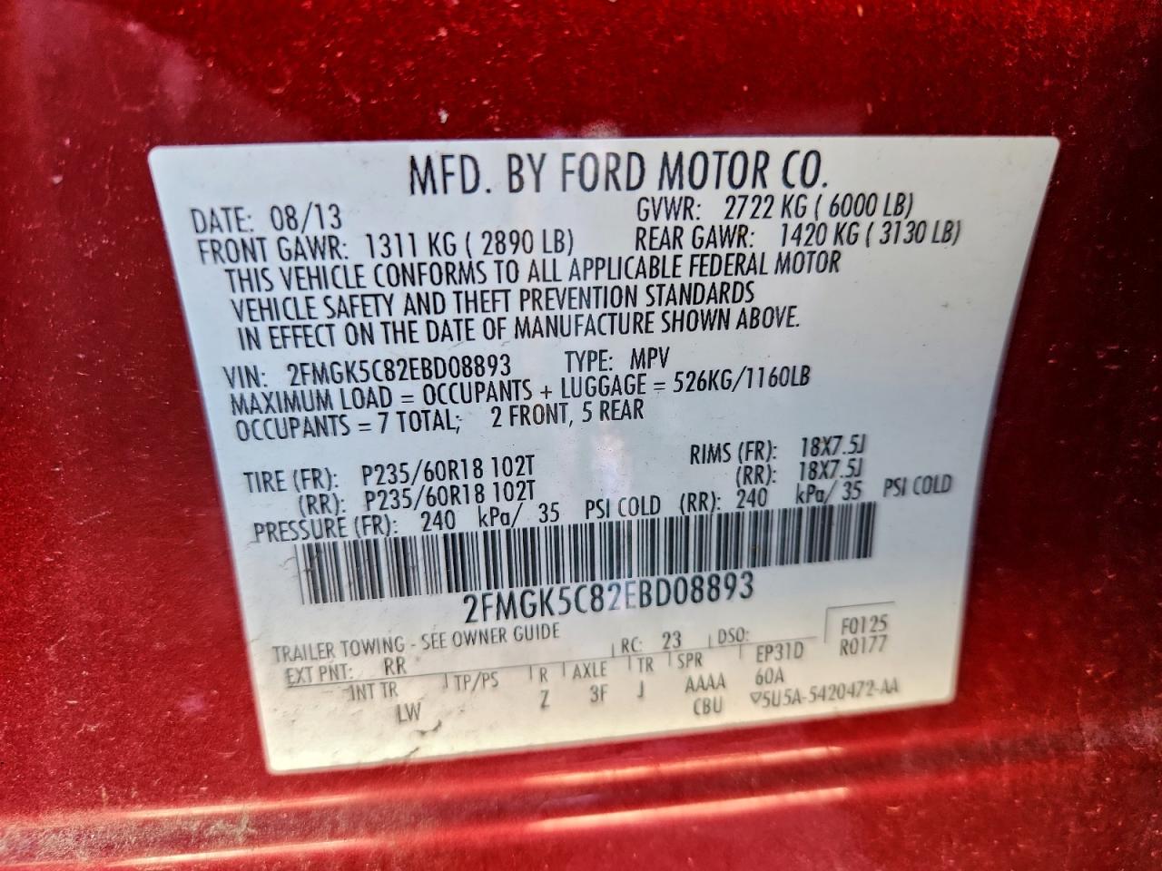 Ford Flex Sel Image 7