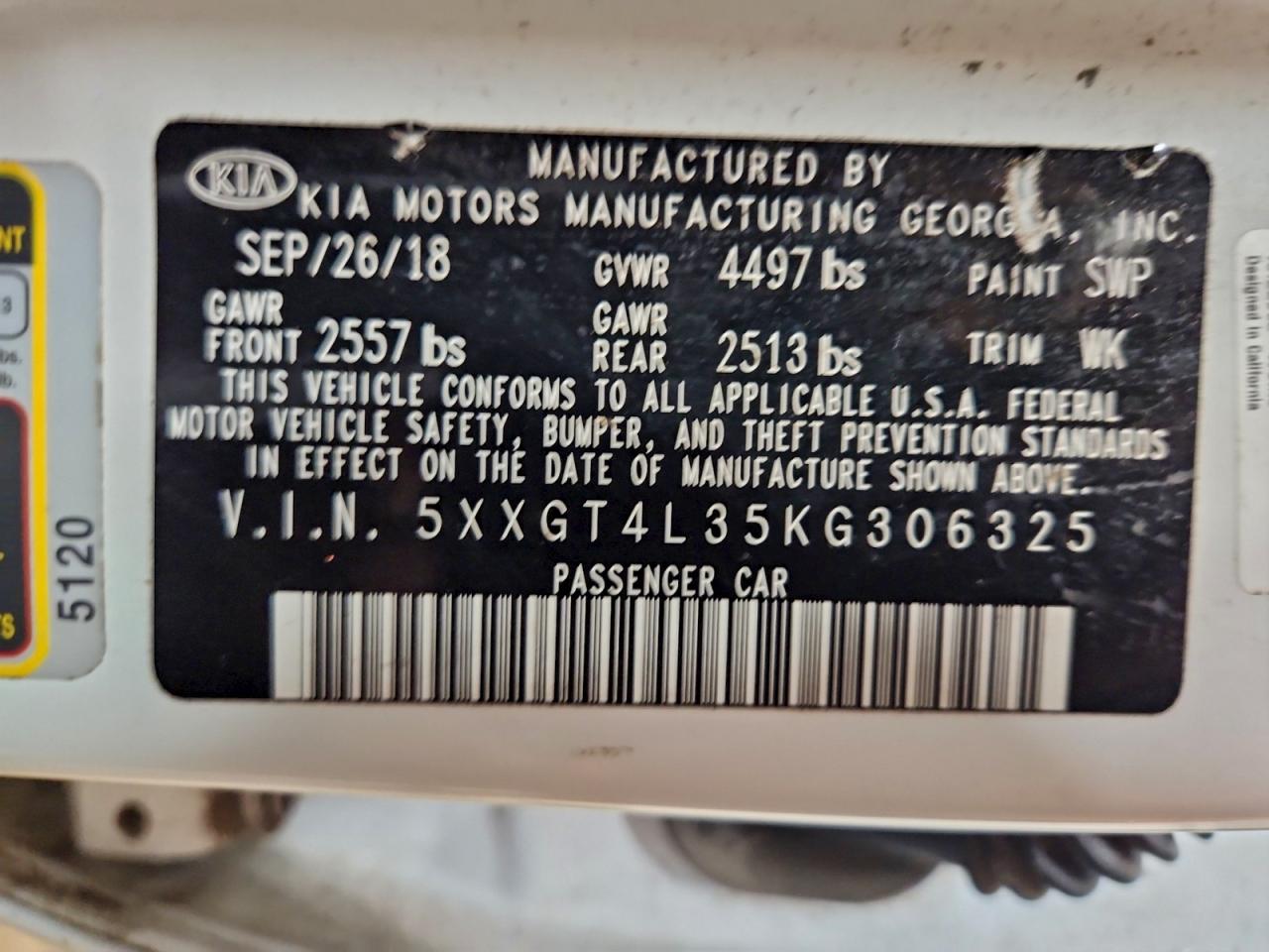 Kia Optima Lx Image 11